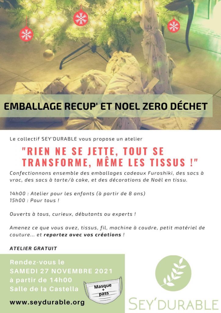 Flyer Atelier emballages durables