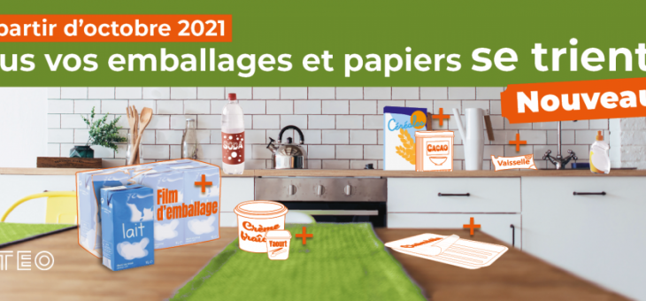 1er octobre 2021 – Nouvelles consignes de tri